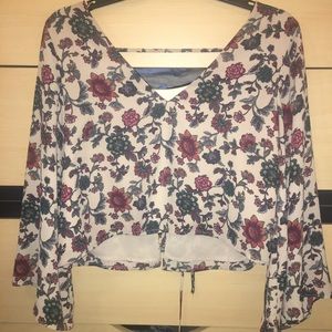 Crop Top Blouse - Forever 21 Vintage